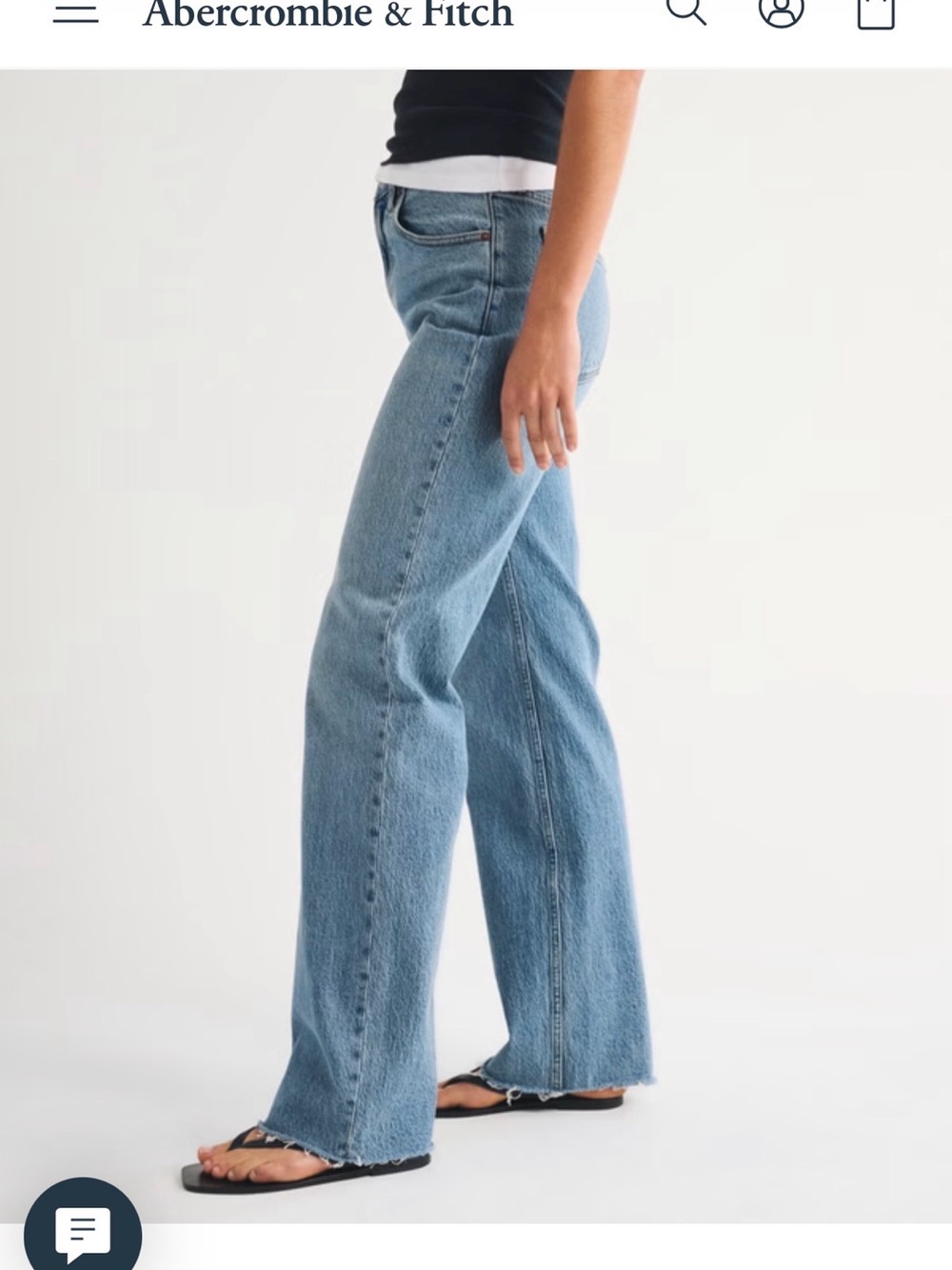 Abercrombie Light Wash 90s Relaxed High Rise Women’s Jeans